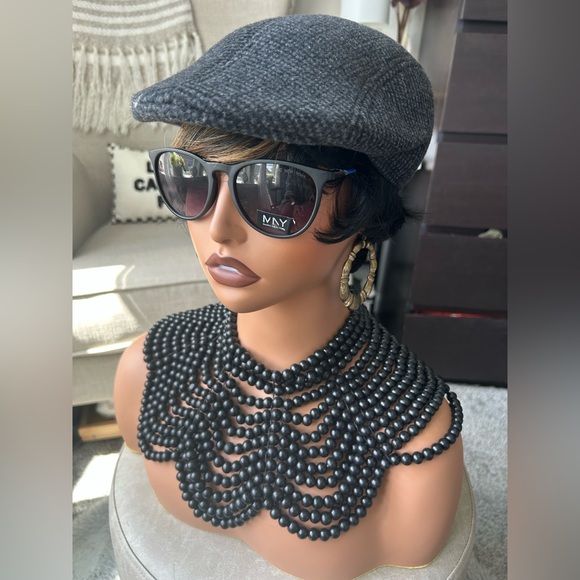 ✨NEW Black Beaded Statement Necklace - Picture 2 of 5